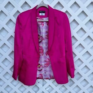 Disney Fuchsia Blazer with Cheshire Cat Lining